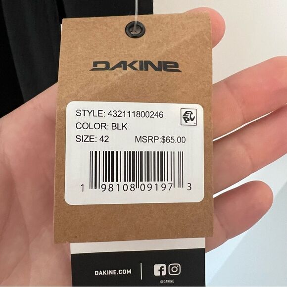 Dakine Men's Mission Hybrid Shorts, Boardshorts, NEW Black 42 - Picture 4 of 10